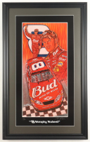 Sam Bass Signed NASCAR LE "8 Simple Rules" Custom Framed Art Print Display (Beckett) at PristineAuction.com