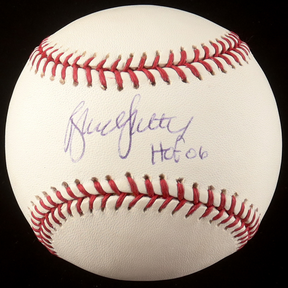 Bruce Sutter Signed OML Baseball Inscribed "HOF 06" (Steiner) at PristineAuction.com Bruce Sutter Signed OML Baseball Inscribed "HOF 06" (Steiner) at PristineAuction.com