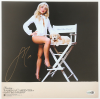 Sabrina Carpenter Signed "Man's Best Friend" Vinyl Record Album Insert With Disc (JSA) at PristineAuction.com