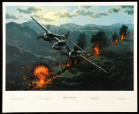 Milton Adams & Bill Harris Signed "Moonlighting" 18x22 Lithograph By Stan Stokes (AIV) at PristineAuction.com