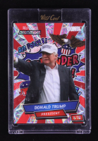 Donald Trump 2024 Wild Card Alumination Comix Commander In Chief! Kaleidoscope Silver #ACBLCDT4 #8/10 at PristineAuction.com