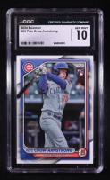 Pete Crow-Armstrong 2024 Bowman #85 RC (CGC 10) at PristineAuction.com