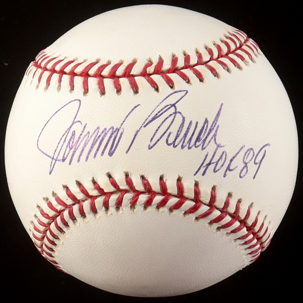 Johnny Bench Signed OML Baseball Inscribed "HOF 89" (Steiner) at PristineAuction.com Johnny Bench Signed OML Baseball Inscribed "HOF 89" (Steiner) at PristineAuction.com