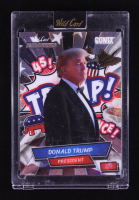 Donald Trump 2024 Wild Card Alumination Comix Trump! Prismatic Silver #ACWTPDT5 #3/4 at PristineAuction.com