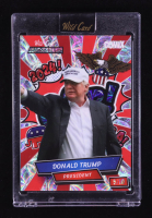 Donald Trump 2024 Wild Card Alumination Comix GOP! Kaleidoscope Silver #ACRGCDT4 #5/10 at PristineAuction.com