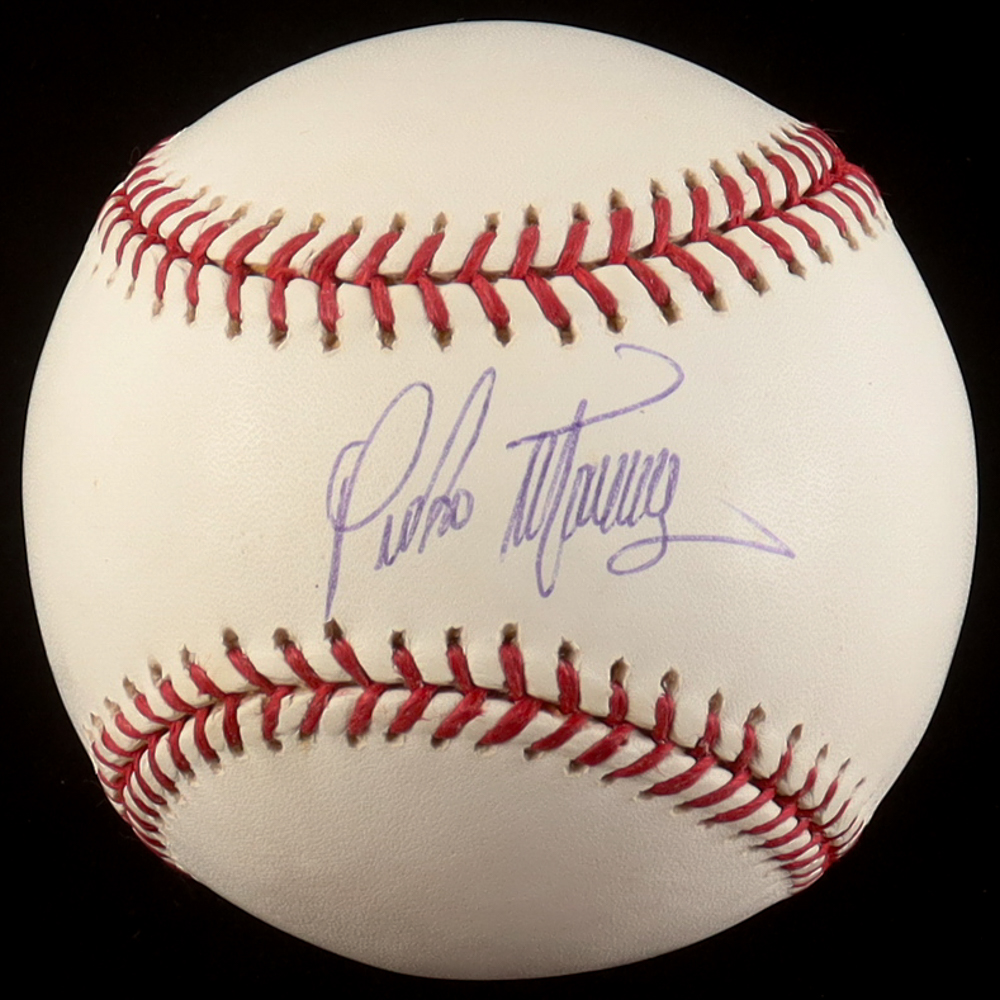 Pedro Martinez Signed OML Baseball (Steiner) at PristineAuction.com Pedro Martinez Signed OML Baseball (Steiner) at PristineAuction.com