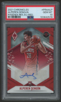 Alperen Sengun 2021 Chronicles Phoenix Rookie Autograph Red #PRAALP (PSA 10) at PristineAuction.com