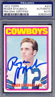 Roger Staubach Signed 1972 Topps #200 RC (PSA) at PristineAuction.com