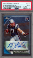 Rob Gronkowski 2010 Topps Chrome Rookie Autographs B #C112 (PSA 9) at PristineAuction.com