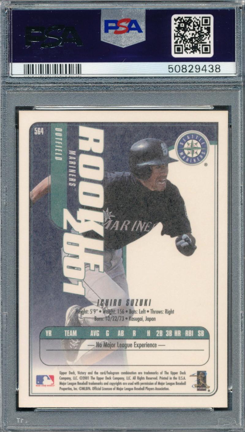 Ichiro Suzuki 2001 Victory #584 (PSA 7) at PristineAuction.com Ichiro Suzuki 2001 Victory #584 (PSA 7) at PristineAuction.com