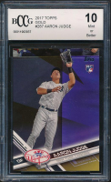 Aaron Judge 2017 Topps Gold #287 #/2017 (BCCG 10) at PristineAuction.com