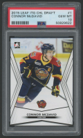 Connor McDavid 2015-16 Leaf In the Game CHL Draft #1 RC (PSA 10) at PristineAuction.com