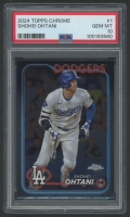Shohei Ohtani 2024 Topps Chrome #1 (PSA 10) at PristineAuction.com