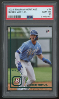 Bobby Witt Jr. 2022 Bowman Heritage #34 RC (PSA 10) at PristineAuction.com
