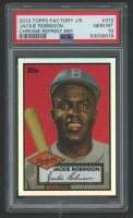 Jackie Robinson 2013 Topps Factory Chrome Refractor Reprint #312 (PSA 10) at PristineAuction.com