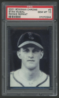 Stan Musial 2001 Bowman Chrome Rookie Reprints #3 (PSA 10) at PristineAuction.com