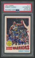 Robert Parish Signed 1977-78 Topps #111 RC (PSA | Autograph Graded 10) at PristineAuction.com