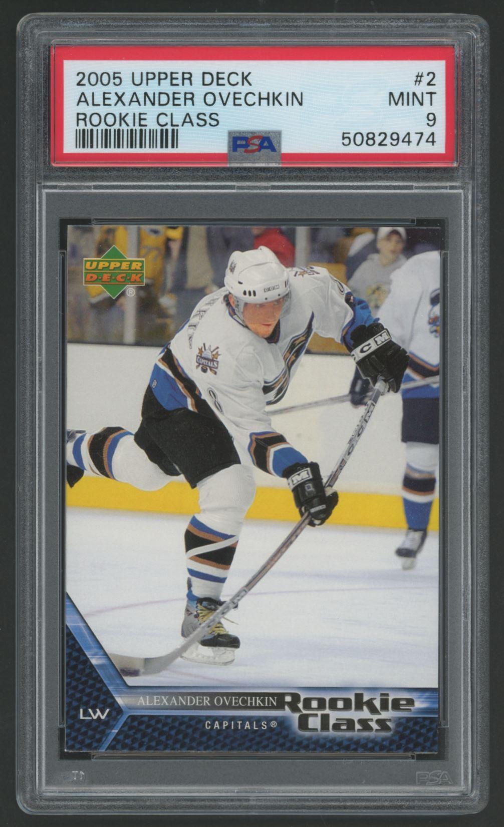 Alexander Ovechkin 2005 Upper Deck Rookie Class #2 (PSA 9) at PristineAuction.com Alexander Ovechkin 2005 Upper Deck Rookie Class #2 (PSA 9) at PristineAuction.com