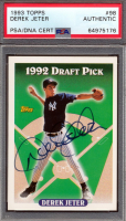 Derek Jeter Signed 1993 Topps #98 RC (PSA) at PristineAuction.com