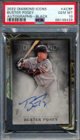 Buster Posey 2022 Topps Diamond Icons Autographs Black #ACBP #4/10 (PSA 10) at PristineAuction.com