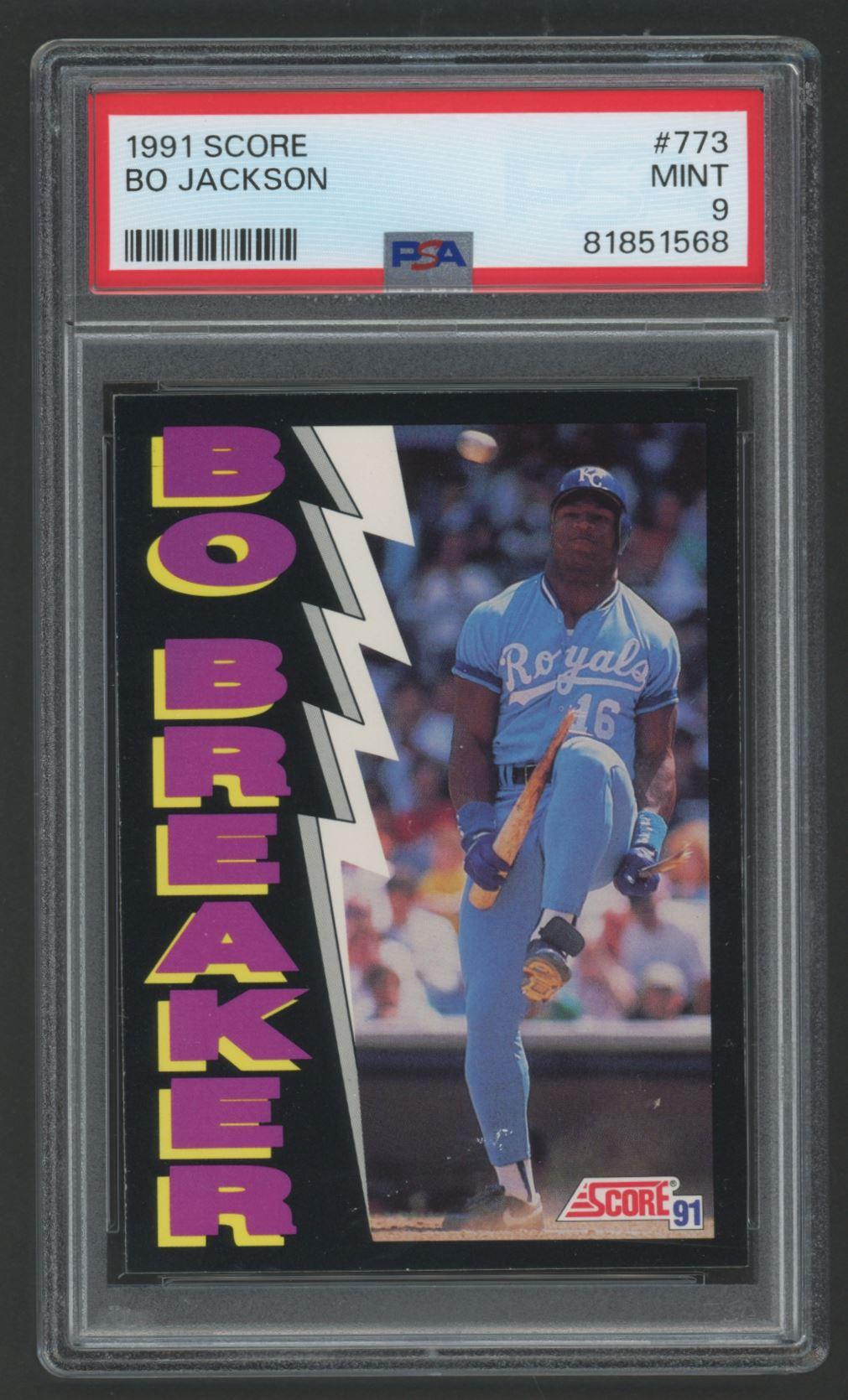 Bo Jackson 1991 Score #773 (PSA 9) at PristineAuction.com Bo Jackson 1991 Score #773 (PSA 9) at PristineAuction.com