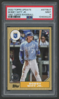 Bobby Witt Jr. 2022 Topps Update / 1987 #87TBU7 (PSA 9) at PristineAuction.com