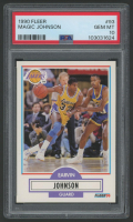 Magic Johnson 1990 Fleer #93 (PSA 10) at PristineAuction.com