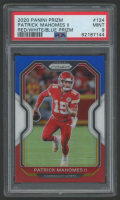 Patrick Mahomes II 2020 Prizm Red White Blue Prizm #124 (PSA 9) at PristineAuction.com