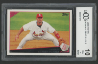 Albert Pujols 2009 Topps #290A (BCCG 10) at PristineAuction.com