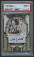 Dave Winfield 2023 Tier One Prime Performers Autograph #PPADW #40/99 (PSA 10) at PristineAuction.com