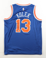 Tyler Kolek Signed Knicks Nike Authentic Jersey (Beckett) at PristineAuction.com