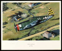 Herschel Green Signed "Herky's Big Day" 18x22 Lithograph By Stan Stokes (AIV) at PristineAuction.com