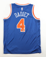 Pacome Dadiet Signed Knicks Nike Authentic Jersey (Beckett) at PristineAuction.com