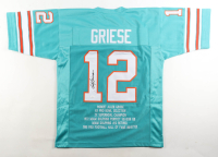 Bob Griese Signed Career Highlight Stat Jersey (JSA) at PristineAuction.com