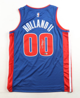 Ron Holland II Signed Pistons Nike Authentic Jersey (Beckett) at PristineAuction.com