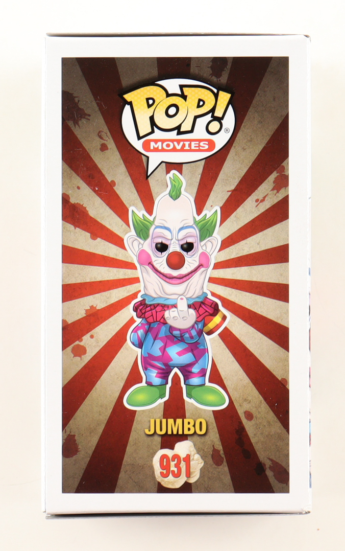 "Killer Klowns From Outer Space" #931 Jumbo Funko Pop! Vinyl Figure Signed by (3) with Stephen Chiodo, Charlie Chiodo, Edward Chiodo (JSA) at PristineAuction.com "Killer Klowns From Outer Space" #931 Jumbo Funko Pop! Vinyl Figure Signed by (3) with Stephen Chiodo, Charlie Chiodo, Edward Chiodo (JSA) at PristineAuction.com