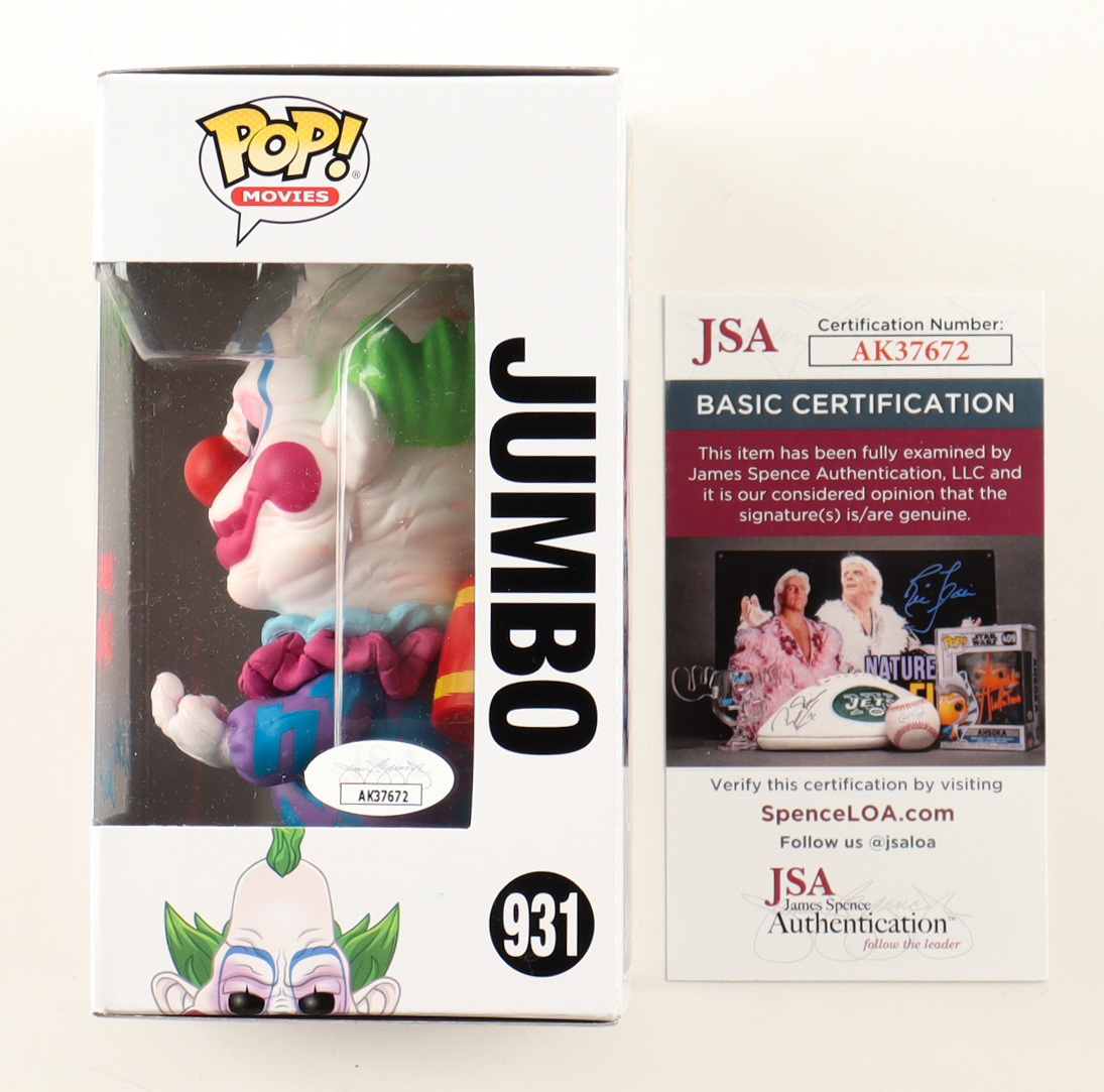 "Killer Klowns From Outer Space" #931 Jumbo Funko Pop! Vinyl Figure Signed by (3) with Stephen Chiodo, Charlie Chiodo, Edward Chiodo (JSA) at PristineAuction.com "Killer Klowns From Outer Space" #931 Jumbo Funko Pop! Vinyl Figure Signed by (3) with Stephen Chiodo, Charlie Chiodo, Edward Chiodo (JSA) at PristineAuction.com