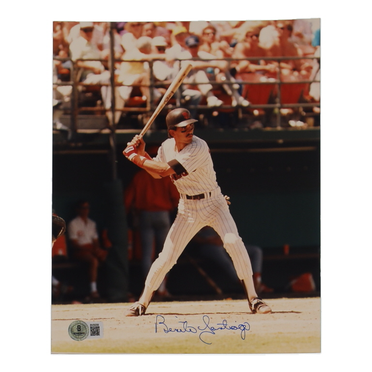 Benito Santiago Signed Padres 8x10 Photo (Beckett) at PristineAuction.com Benito Santiago Signed Padres 8x10 Photo (Beckett) at PristineAuction.com