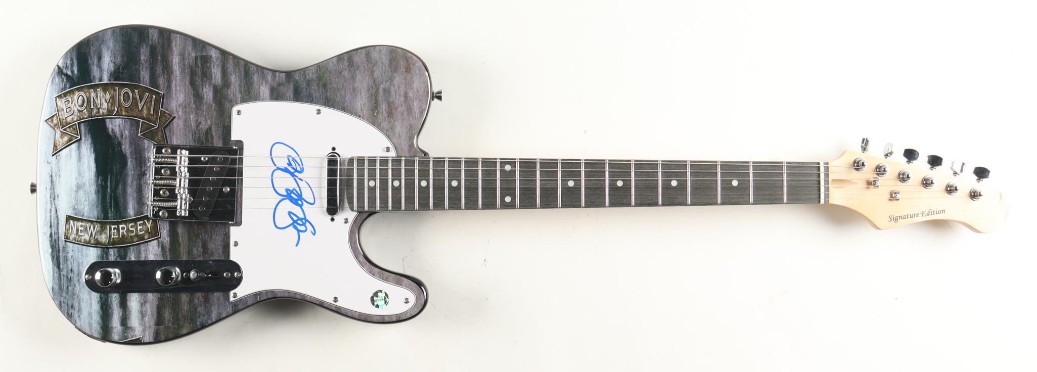 Jon Bon Jovi Signed Custom 39" Electric Guitar (REAL) at PristineAuction.com Jon Bon Jovi Signed Custom 39" Electric Guitar (REAL) at PristineAuction.com