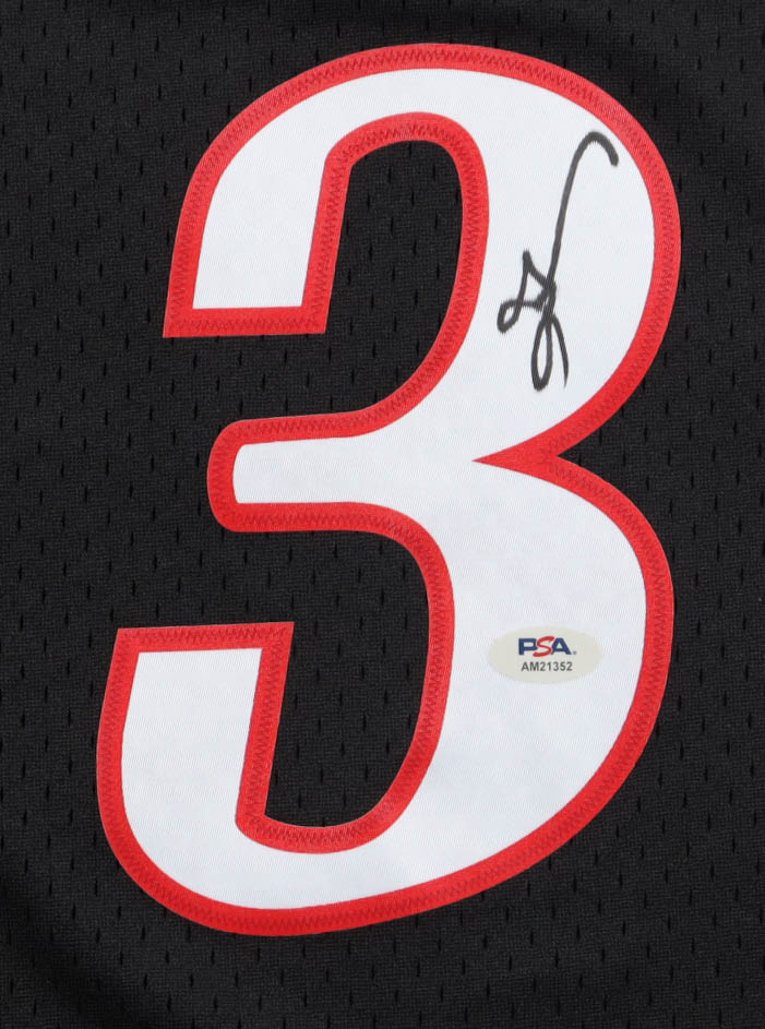 Allen Iverson Signed 76ers Mitchell & Ness Jersey (PSA) at PristineAuction.com Allen Iverson Signed 76ers Mitchell & Ness Jersey (PSA) at PristineAuction.com