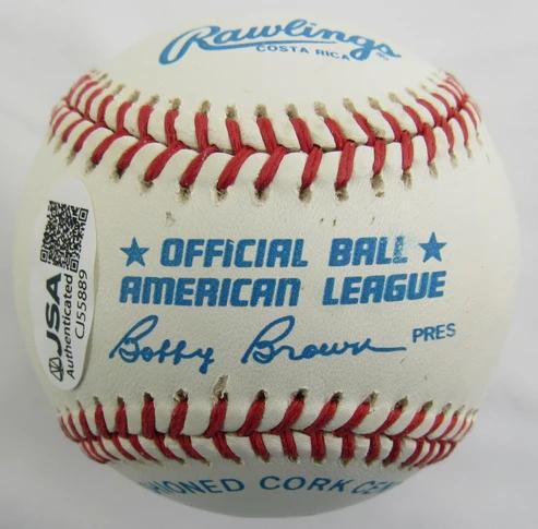 Yogi Berra & Whitey Ford Signed OAL Baseball (JSA) at PristineAuction.com Yogi Berra & Whitey Ford Signed OAL Baseball (JSA) at PristineAuction.com