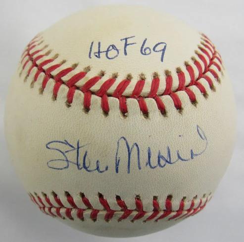 Stan Musial Signed ONL Baseball Inscribed "HOF 69" (JSA) at PristineAuction.com Stan Musial Signed ONL Baseball Inscribed "HOF 69" (JSA) at PristineAuction.com