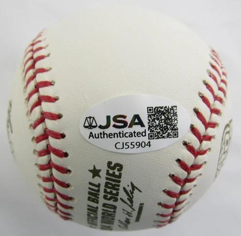 Trot Nixon Signed 2004 World Series Baseball (JSA) at PristineAuction.com Trot Nixon Signed 2004 World Series Baseball (JSA) at PristineAuction.com