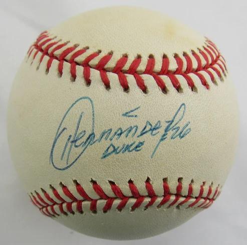 Orlando Hernandez Signed OAL Baseball Inscribed "Duke" (JSA) at PristineAuction.com Orlando Hernandez Signed OAL Baseball Inscribed "Duke" (JSA) at PristineAuction.com