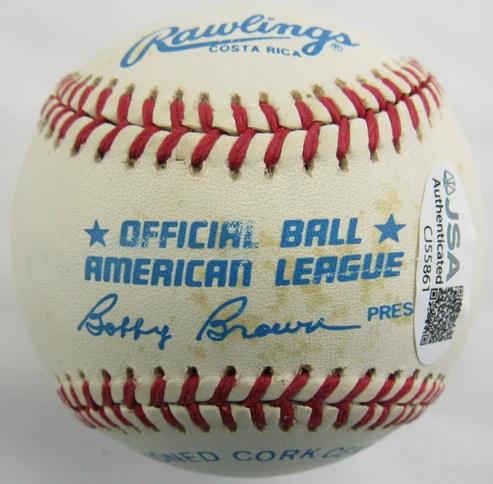 Bo Jackson Signed OAL Baseball (JSA) at PristineAuction.com Bo Jackson Signed OAL Baseball (JSA) at PristineAuction.com