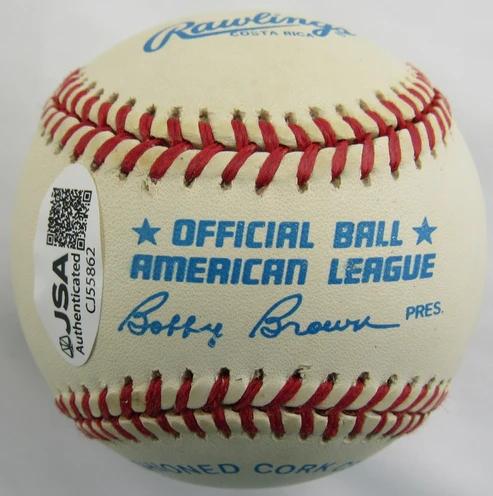 Nolan Ryan Signed OAL Baseball (JSA) at PristineAuction.com Nolan Ryan Signed OAL Baseball (JSA) at PristineAuction.com