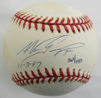 Nomar Garciaparra Signed LE OAL Baseball Inscribed "11-3-97" (JSA) at PristineAuction.com
