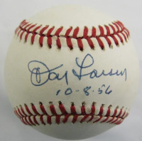 Don Larsen Signed OAL Baseball Inscribed "10-8-56" (JSA) at PristineAuction.com
