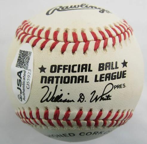 Pee Wee Reese Signed ONL Baseball (JSA) at PristineAuction.com Pee Wee Reese Signed ONL Baseball (JSA) at PristineAuction.com