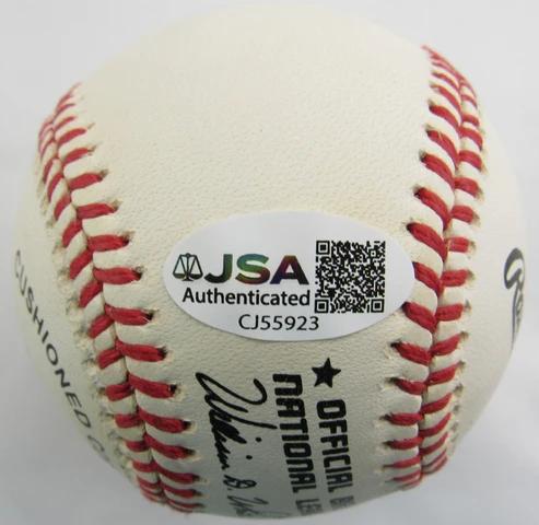 Pee Wee Reese Signed ONL Baseball (JSA) at PristineAuction.com Pee Wee Reese Signed ONL Baseball (JSA) at PristineAuction.com
